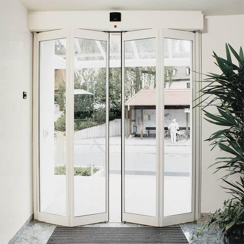 Automatic sliding door foldable door